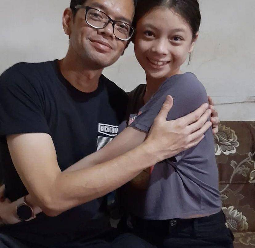 potret dekat Nada Tarina dan ayah kandungnya (Instagram.com/bheben_tfive)
