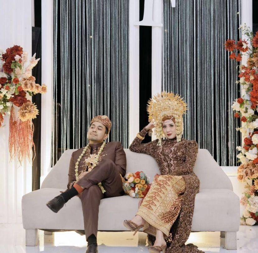 potret pernikahan Fariz Utama dan Ervina Mulya (Instagram.com/farizutama30)
