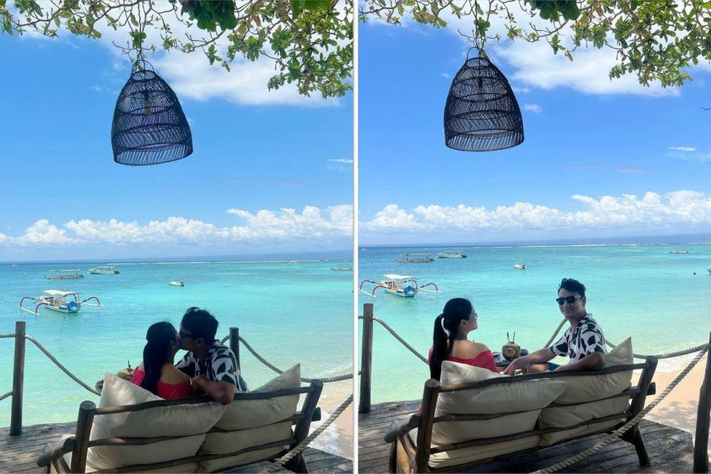 8 Potret Titi Kamal dan Suami ke Pulau Nusa Lembongan, Mesra Banget!