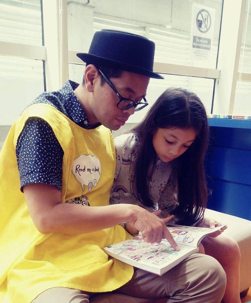 potret dekat Nada Tarina dan ayah kandungnya (Instagram.com/bheben_tfive)