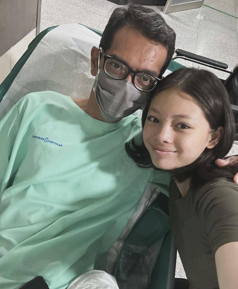 potret dekat Nada Tarina dan ayah kandungnya (Instagram.com/nada_tarina_putri)
