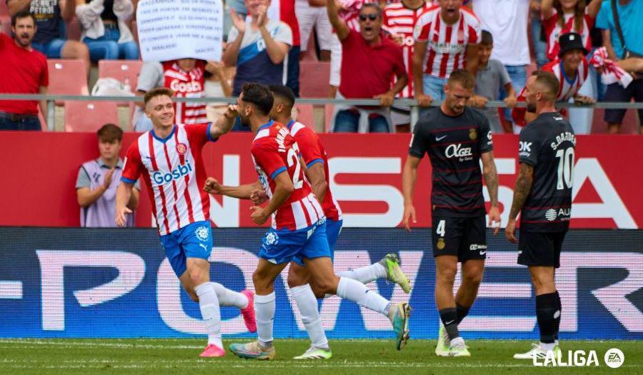Girona melawan Real Mallorca di LaLiga 2023/2024. (laliga.com)