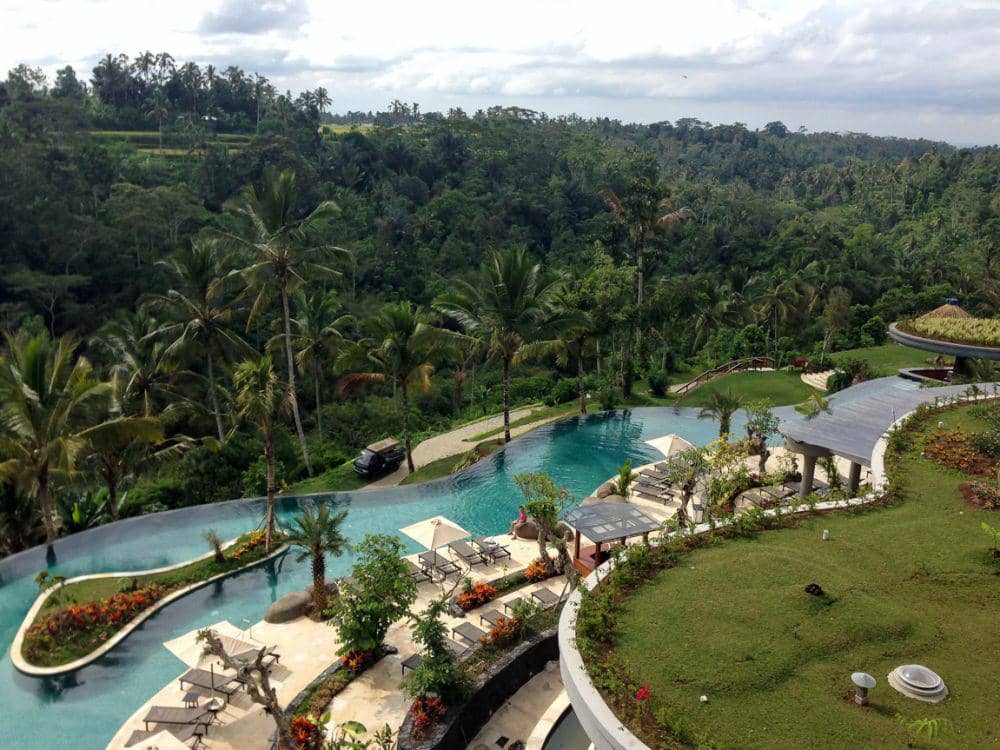 Suasana salah satu resort di Ubud yang nyaman untuk staycation (Dok.Pribadi/Natalia Indah)