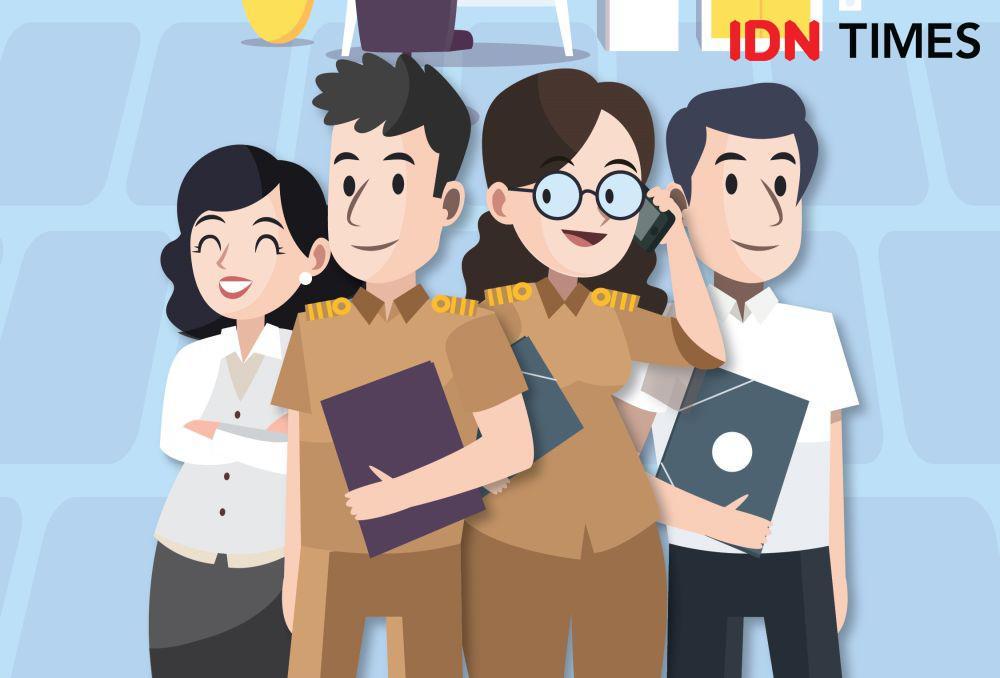 INFOGRAFIS: PNS vs. Swasta, Mana Profesi Idaman Milenial dan Gen Z?