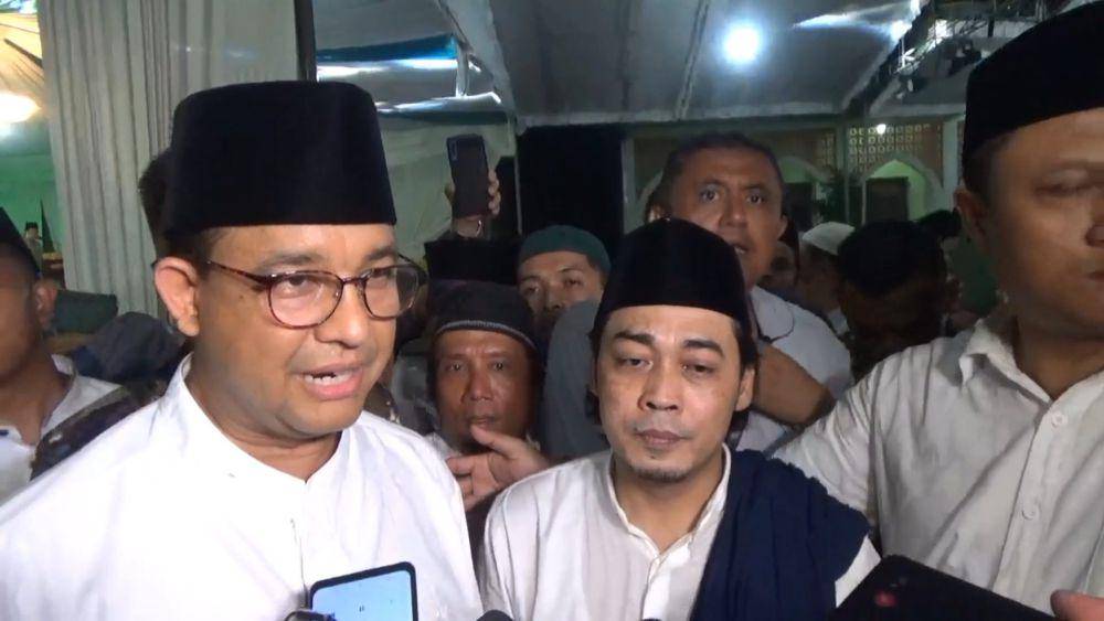 Anies Baswedan saat hadiri istigotsah kubro di Trenggalek. IDN Times/istimewa