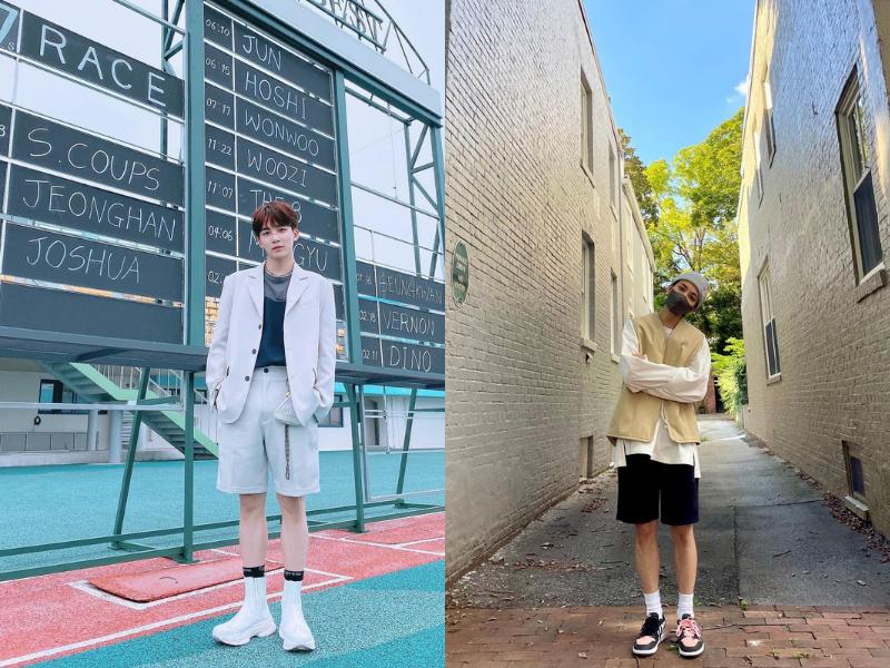 short pants ala Jeonghan SEVENTEEN (instagram.com/jeonghaniyoo_n)