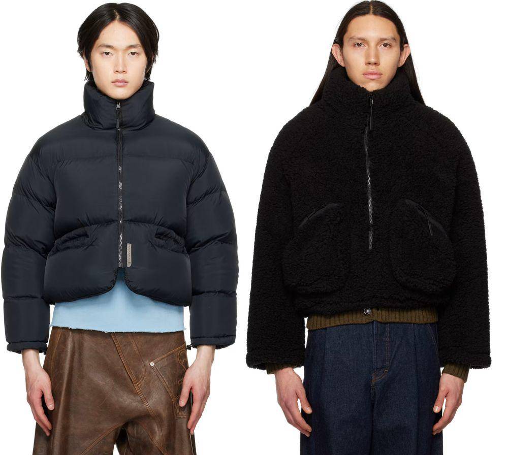 Ilustrasi crop jacket - tren fashion pria 2024 (dok. Ssence.com)
