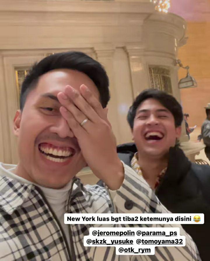 momen Jerome Polin liburan di USA (instagram.com/dimsthemeatguy)