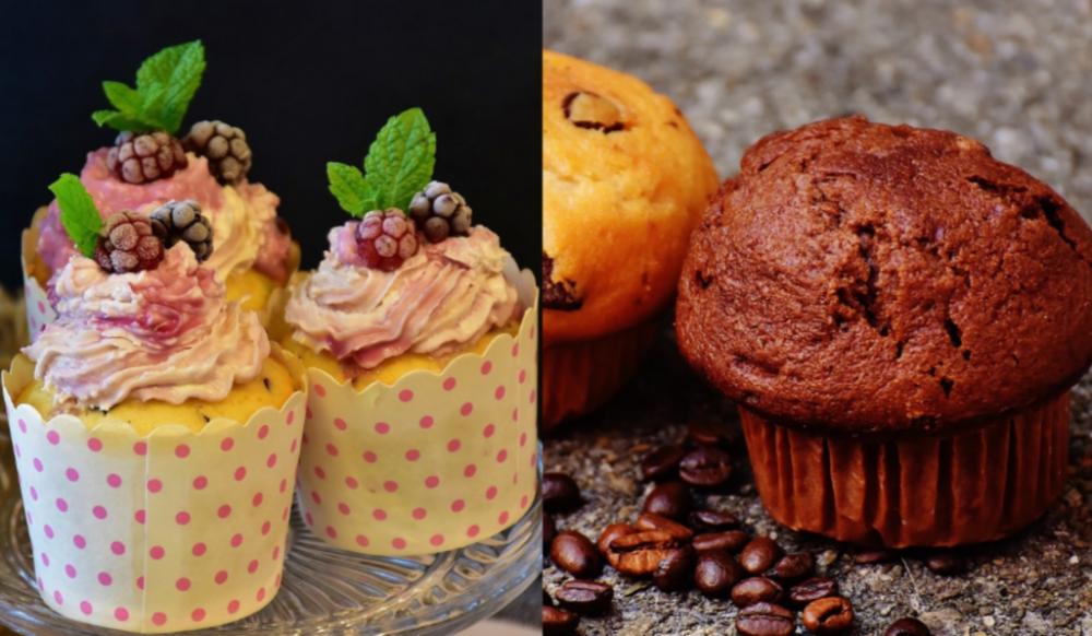 ilustrasi cupcake dan muffin (pixabay.com/RitaE | pixabay.com/Alexas_Fotos)