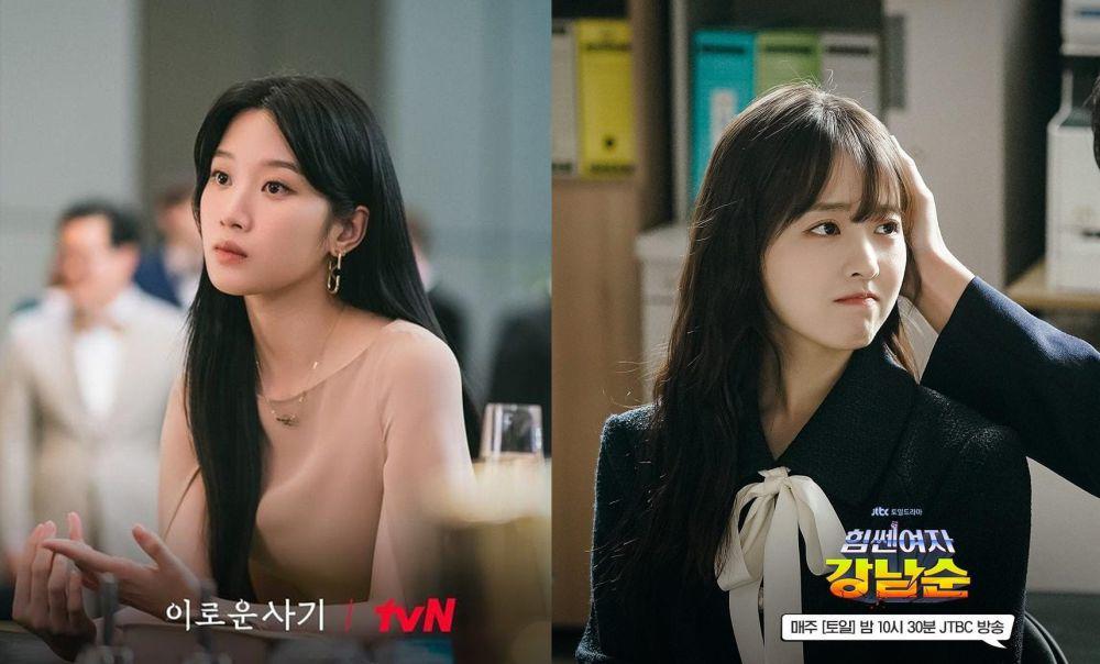 Moon Ga Young di drama Delightfully Deceitful (instagram.com/tvn_drama) | Park Bo Young di drama Strong Girl Nam Soon (instagram.com/jtbcdrama)