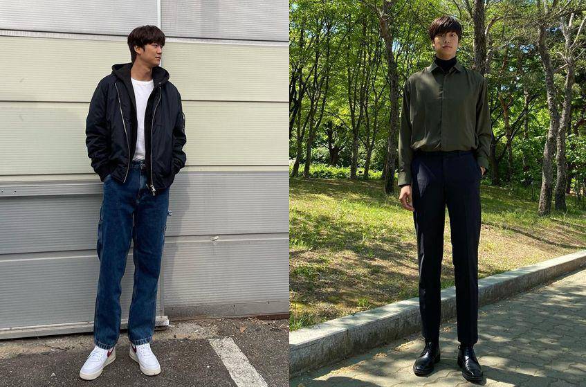 layering style ala Na In Woo (instagram.com/10042n00/)