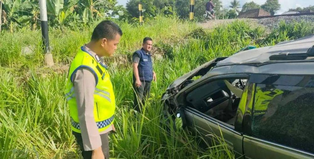 Kecelakaan di Perlintasan Kereta Api di wilayah Martapura, OKU Timur (Dok: istimewa)