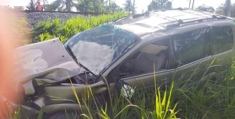 Kecelakaan di Perlintasan Kereta Api di wilayah Martapura, OKU Timur (Dok: istimewa)
