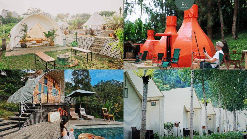 Glamping di Kalasenja, The Lodge Maribaya, Glamping Legok Kondang, Maribaya Natural Hotspring Resort.