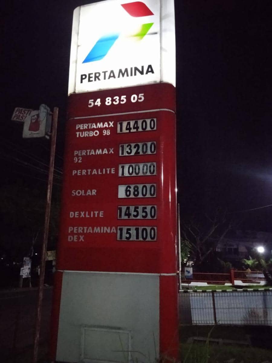 Daftar harga BBM non subsidi terbaru di NTB, berlaku mulai 1 Januari 2024. (dok. Pertamina)