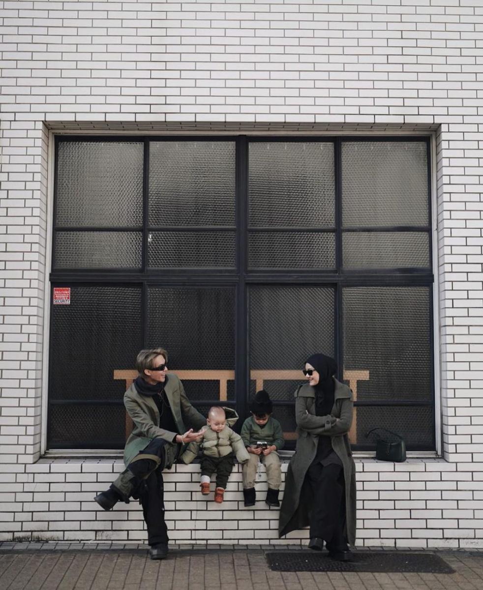 potret keluarga Dinda Hauw (instagram.com/rey_mbayang)