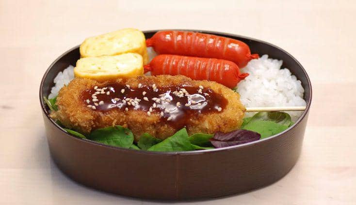 ilustrasi kushikatsu bento (YouTube.com/JAPANESE COOKING CHANNEL)