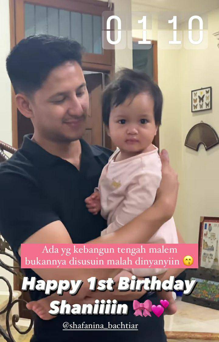 potret ultah ke-1 Shafanina, putri Tasya Kamila dan Randi (instagram.com/tasyakamila)