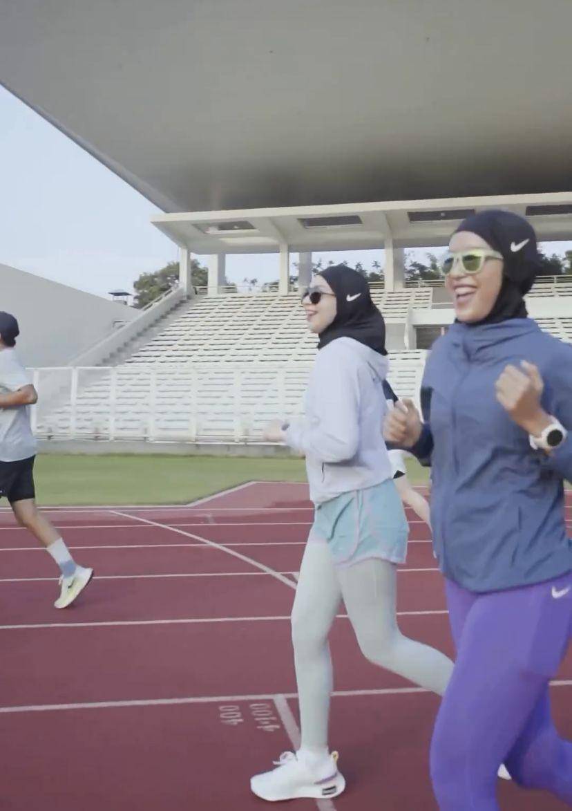 potret Ira Nandha perdana ikutan event lari (Instagram.com/iranndha)