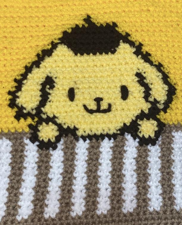 potret rajutan tangan bertema Pompompurin (reddit.com/user/Beepboopbopboopboop)