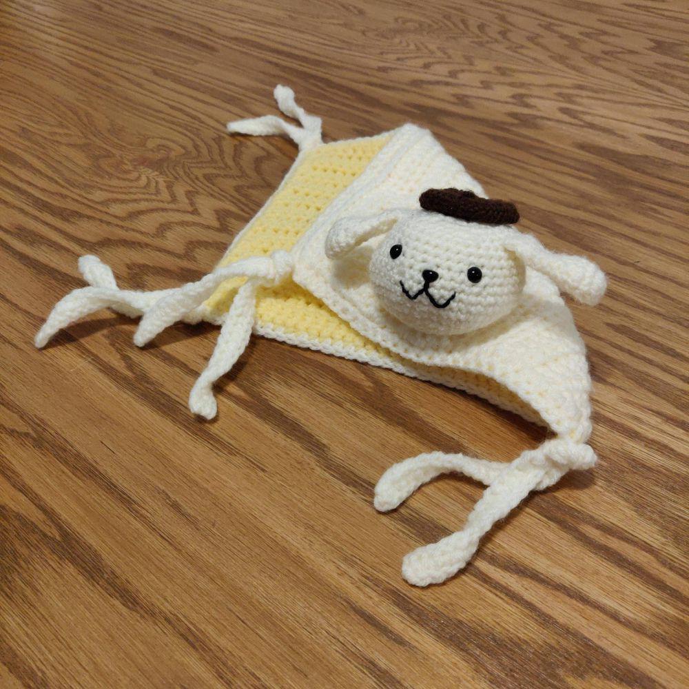 potret rajutan tangan bertema Pompompurin (reddit.com/user/sokeh)