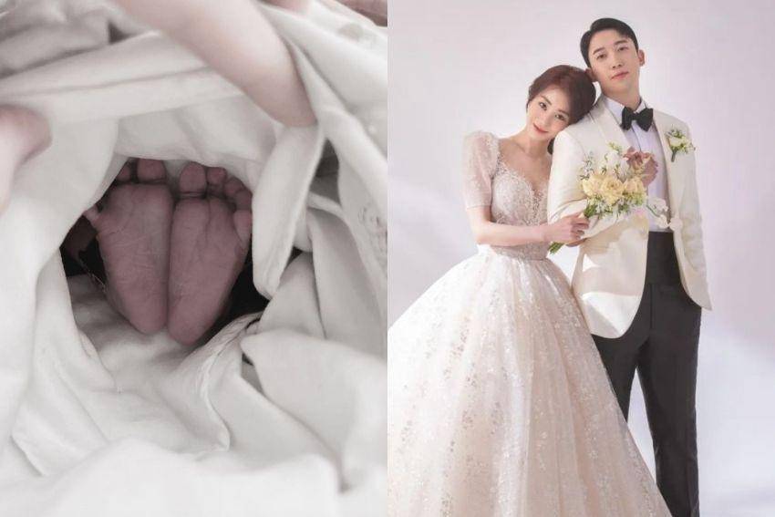 Hoon dan Hwang Ji Sun menyambut kelahiran anak pertamanya (instagram.com/yhm1991)