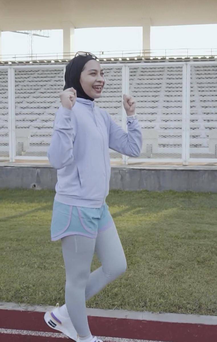 potret Ira Nandha perdana ikutan event lari (Instagram.com/iranndha)