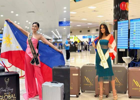 Potret Keberangkatan Finalis Miss Global 2023 ke Kamboja (Instagram.com/pearlhunggg | Instagram.com/ashley.melendezpr)