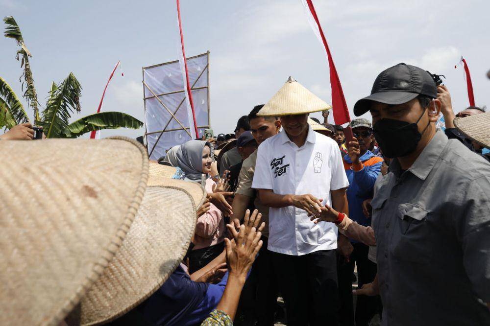 Ganjar Pranowo berkampanye di Demak, Jawa Tengah, pada Selasa (2/1/2024) (IDN Times/Istimewa)