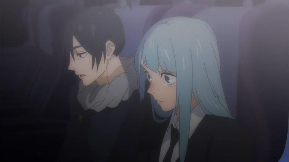 cuplikan adegan perpisahan Mechamaru dan Miwa. (dok. MAPPA/Jujutsu Kaisen)
