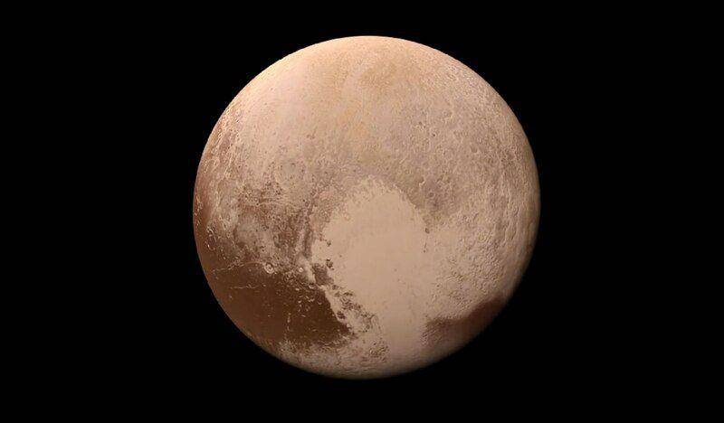 potret planet kerdil Pluto (commons.wikimedia.org/NASA/Johns Hopkins University Applied Physics Laboratory/Southwest Research Institute)