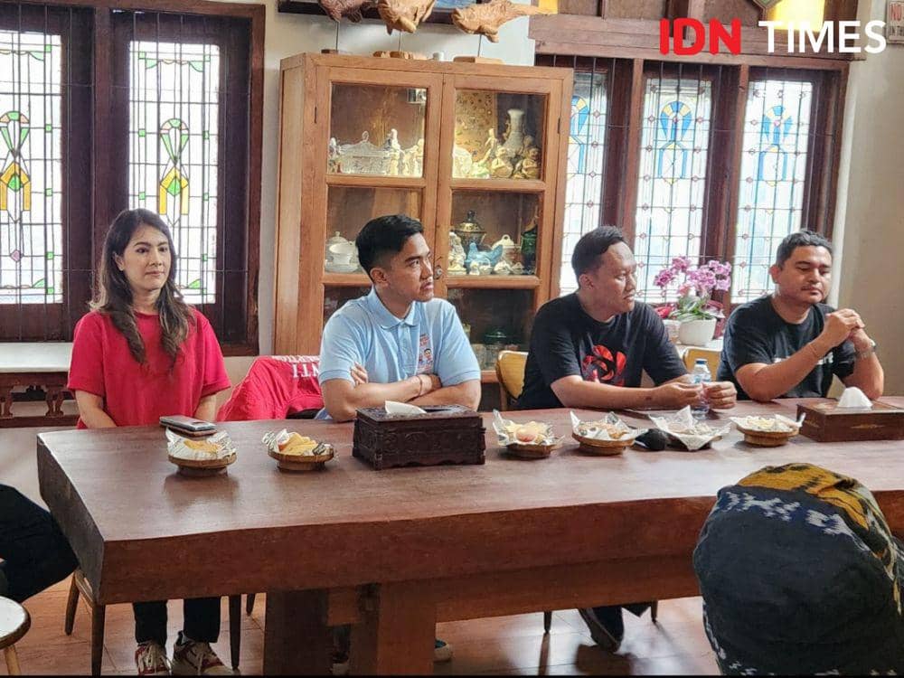 Temui Kader di Tangerang, Kaesang: yang Penting Satu Putaran