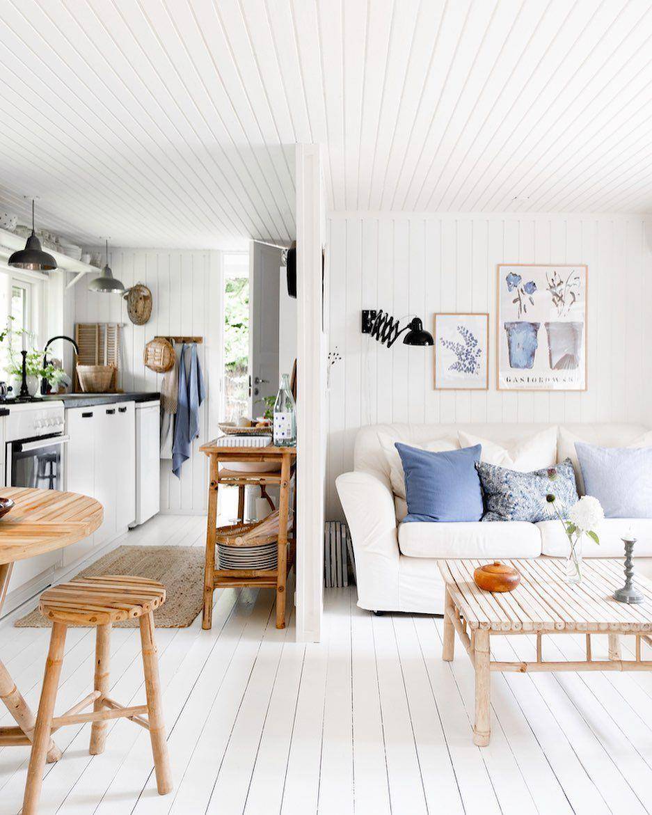 Dapur open space. (instagram.com/myscandinavianhome)