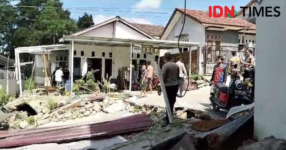 Belasan Rumah Warga di Balikpapan Rusak Parah Terkena Longsor