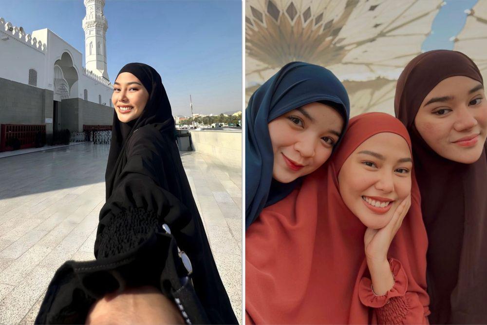7 Potret Dara Arafah Umrah di Awal Tahun Baru, Bareng Clara Shinta!