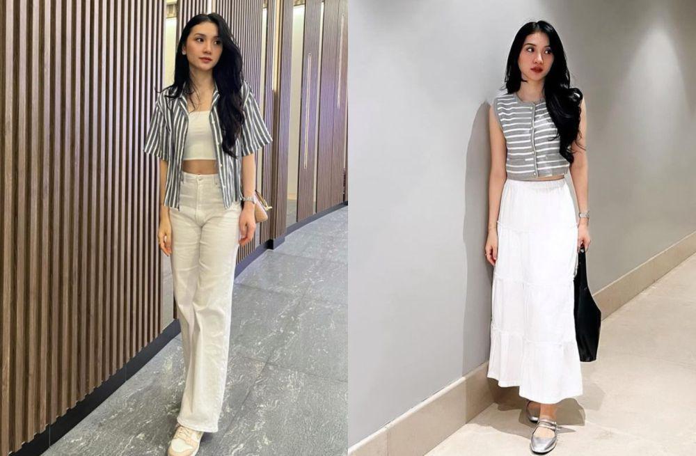 7 Inspirasi Outfit Hangout ala Rachel Octavia, Gaya Kasual yang Comfy