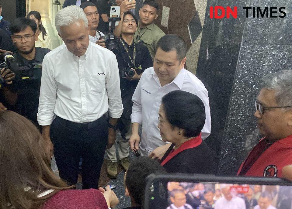 Megawati dan Ganjar Pranowo Hadiri Rapat TPN di High End Sore Ini