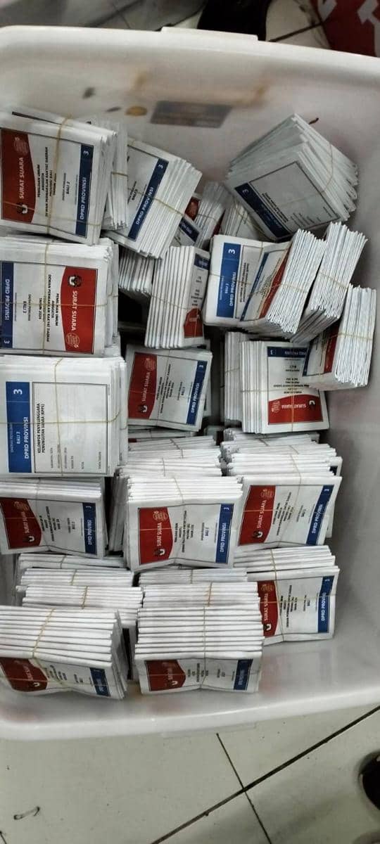 Surat suara (Dok.IDNTimes/KPU Tabanan)