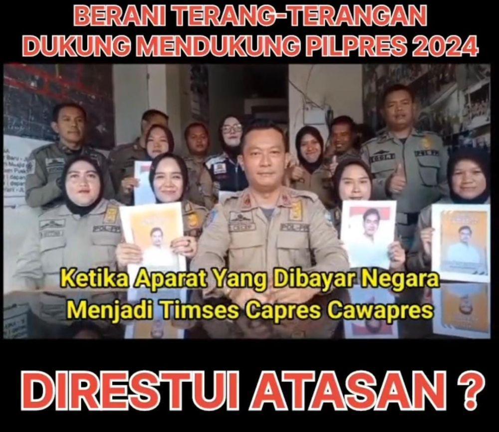Satpol PP Garut Dukung Gibran, Tim Anies Sindir Gerakan Jabar Anteng