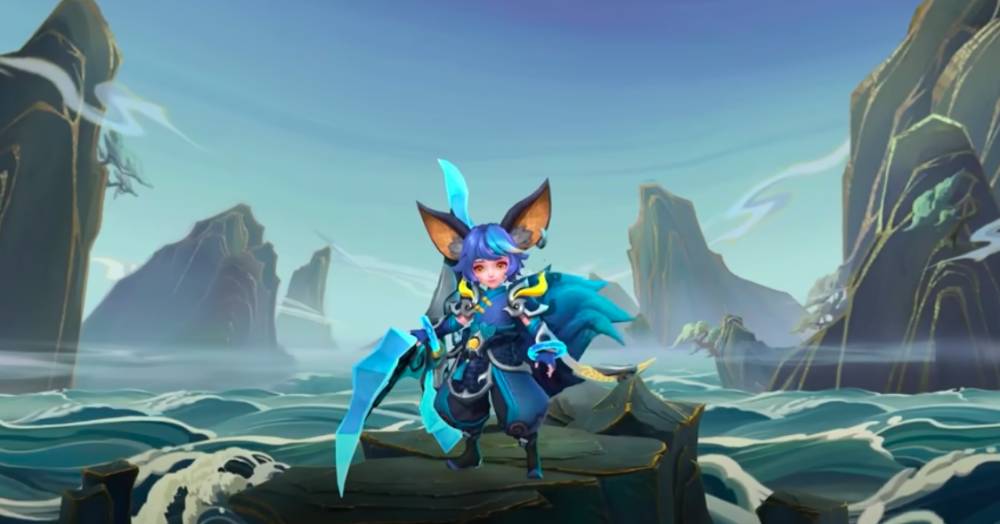 potret hero Nana dengan skin Aqua Pura (youtube.com/Mobile Legends: Bang Bang)