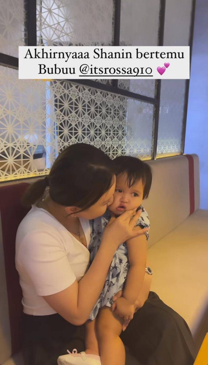 momen Rossa bertemu anak Tasya Kamila (instagram.com/tasyakamila)
