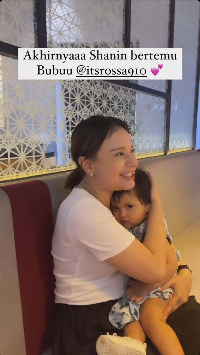 momen Rossa bertemu anak Tasya Kamila (instagram.com/tasyakamila)