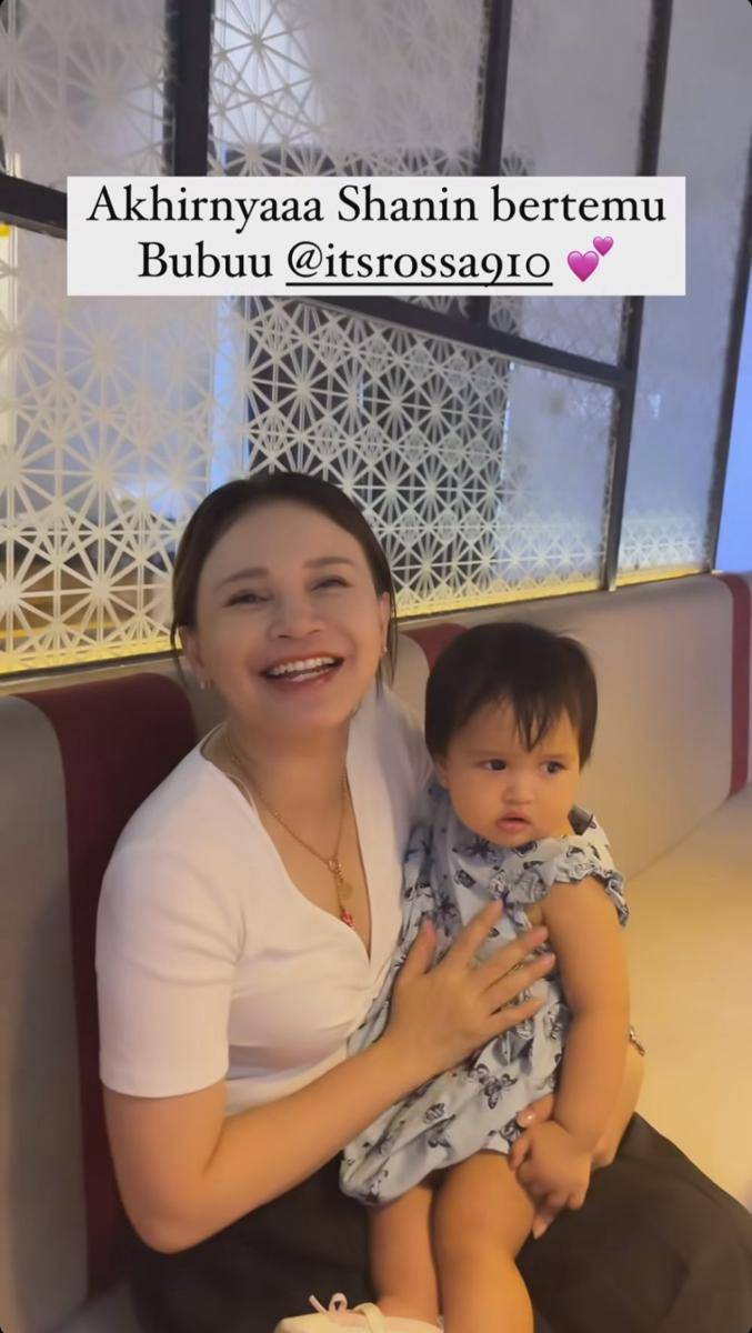momen Rossa bertemu anak Tasya Kamila (instagram.com/tasyakamila)