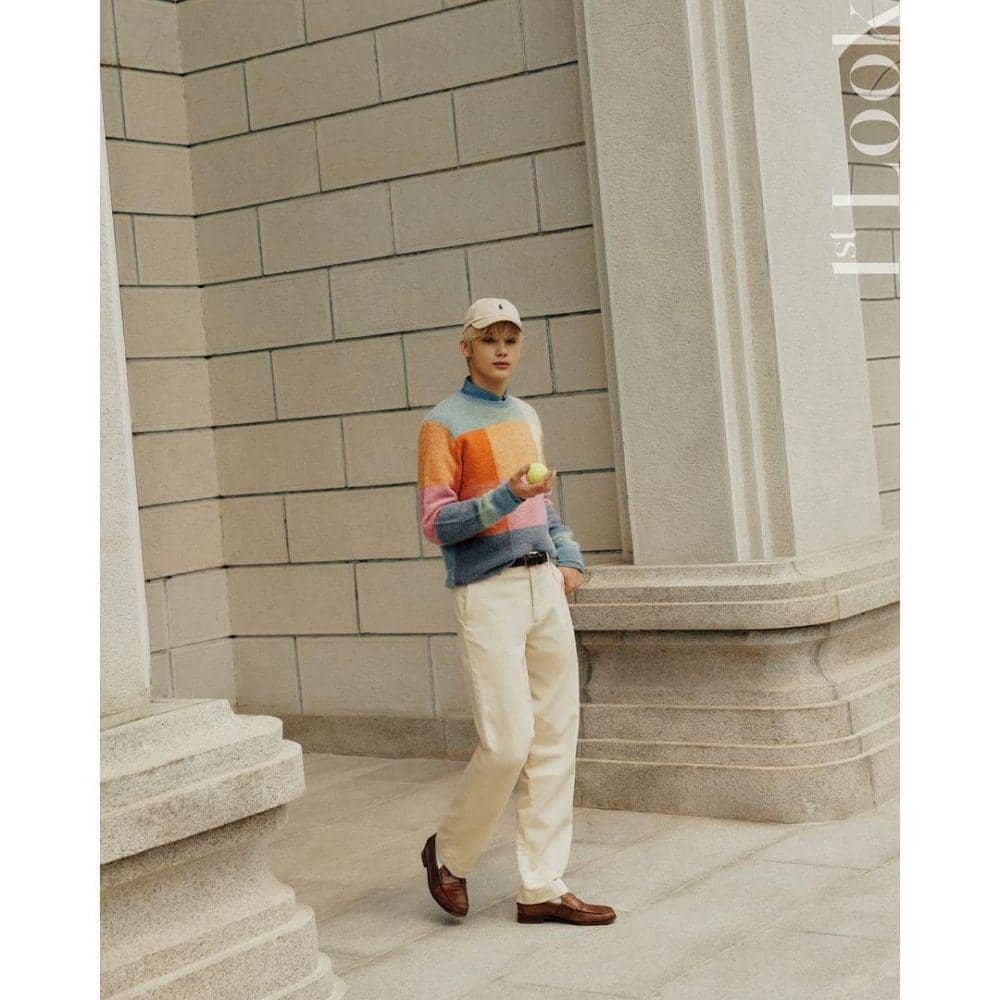 knitwear ala Hueningkai TXT (instagram.com/txt_bighit)