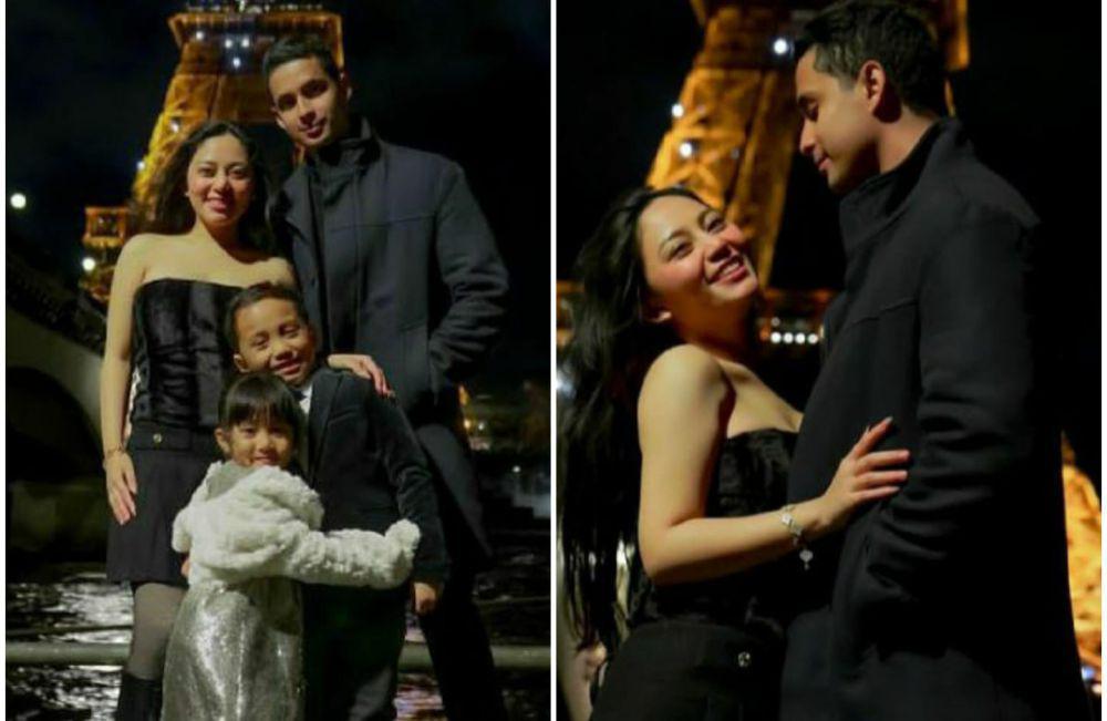 8 Potret Rachel Vennya di Menara Eiffel, Berani Tahan Dingin
