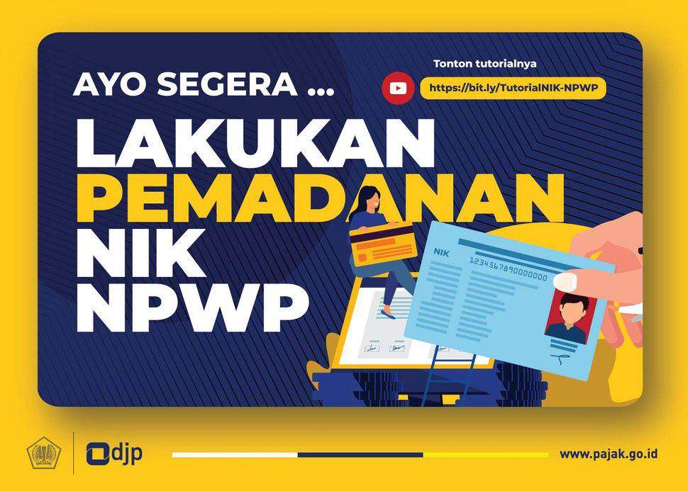 Pemadanan NIK NPWP (pajak.go.id)