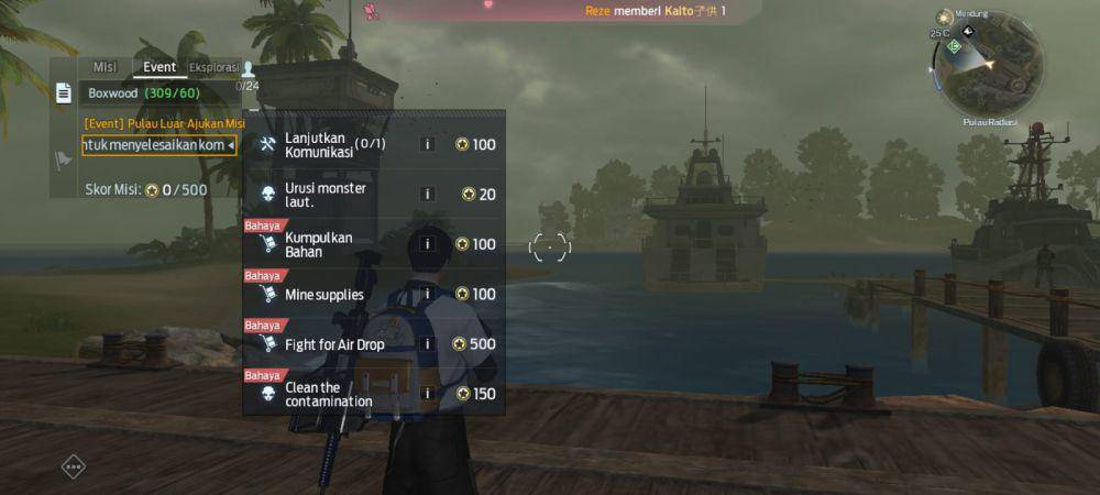komisi pulau radiasi di Undawn (dok. Tencent Games/Undawn)