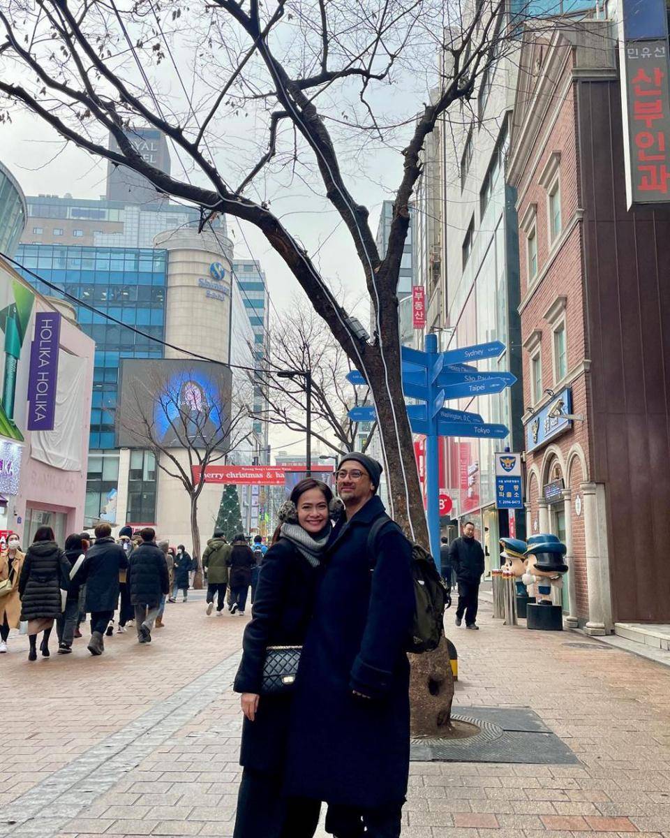 potret Ersa Mayori dan keluarga liburan di Korea (instagram.com/ersamayori)