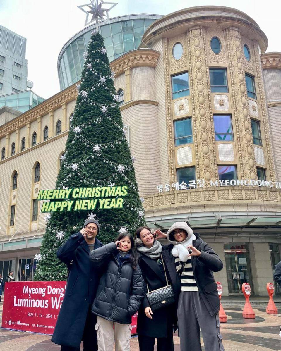 potret Ersa Mayori dan keluarga liburan di Korea (instagram.com/ersamayori)