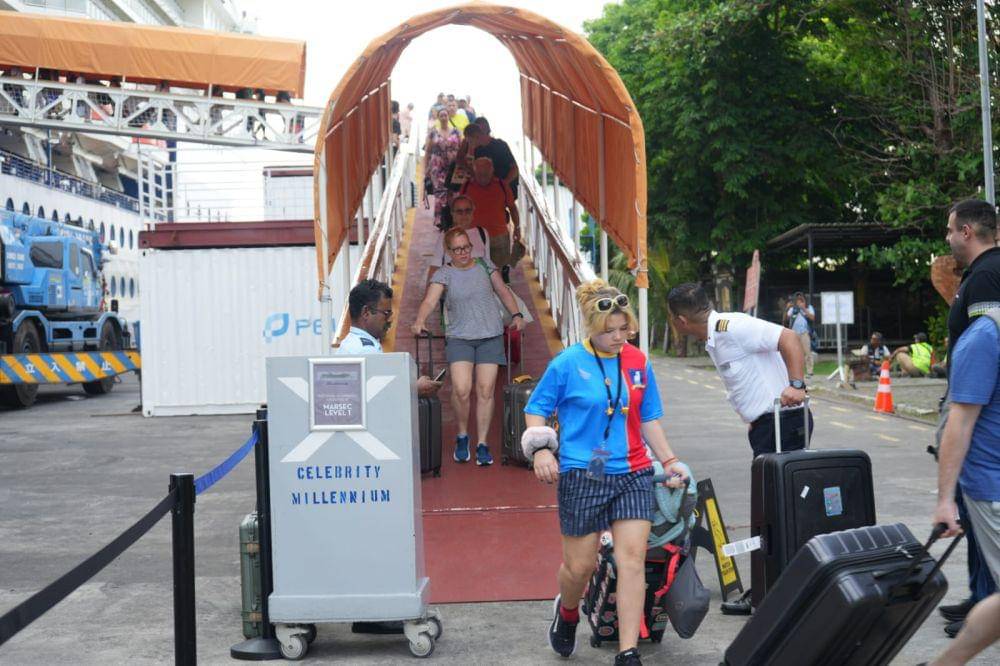 Kapal Pesiar Celebrity Millenium sandar di Pelabuhan Benoa (Dok.IDN Times/Pelindo 3)